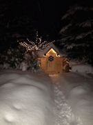 Sauna im Winter