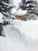 Sauna im Winter